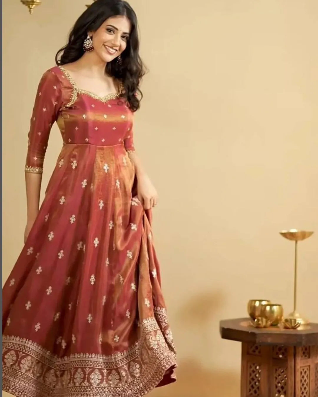 Heavy Anarkali Suit Party Wear Lehenga Style