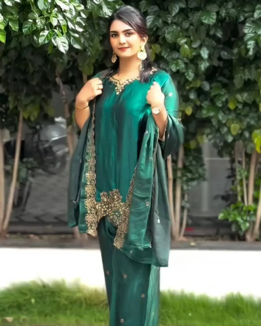 jimmy choo silk embroidered suit