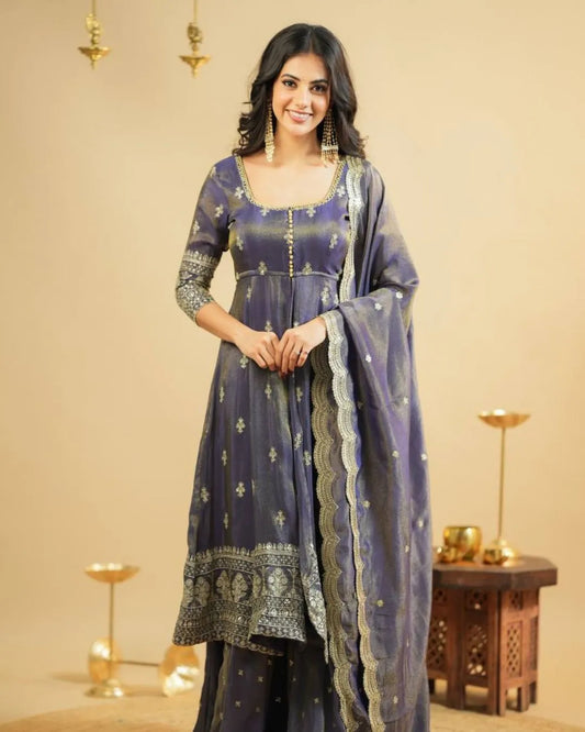 Premium Wedding Lehenga Style Anarkali Suit Set