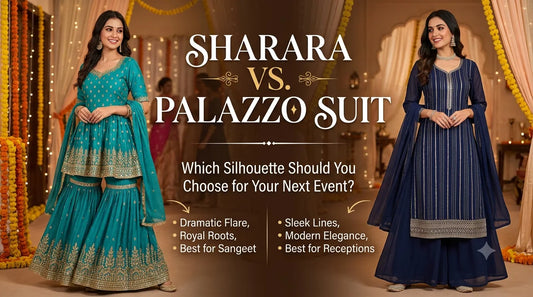 Difference Between Sharara and Palazzo Suit: Which Should You Choose?