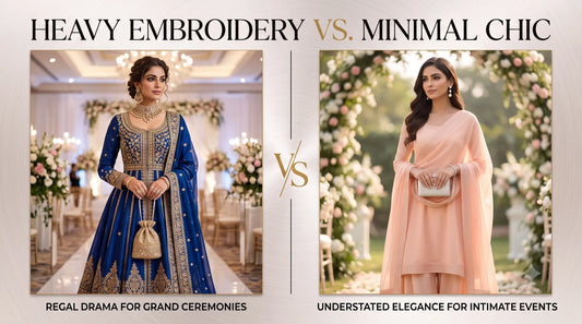 Heavy Embroidery vs. Minimal Chic: Event Ethnic Suit Guide