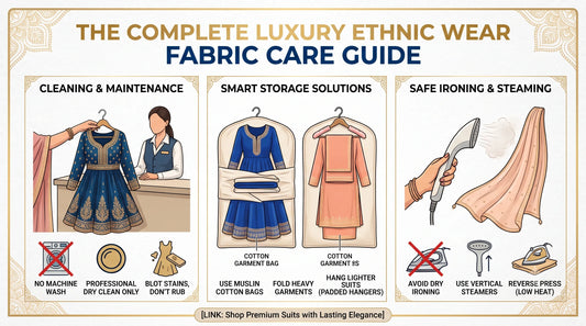 How to Clean Heavy Women Suits: Silk & Georgette Care Guide