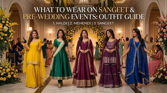 What to Wear on Sangeet & Pre-Wedding Events: Outfit Guide