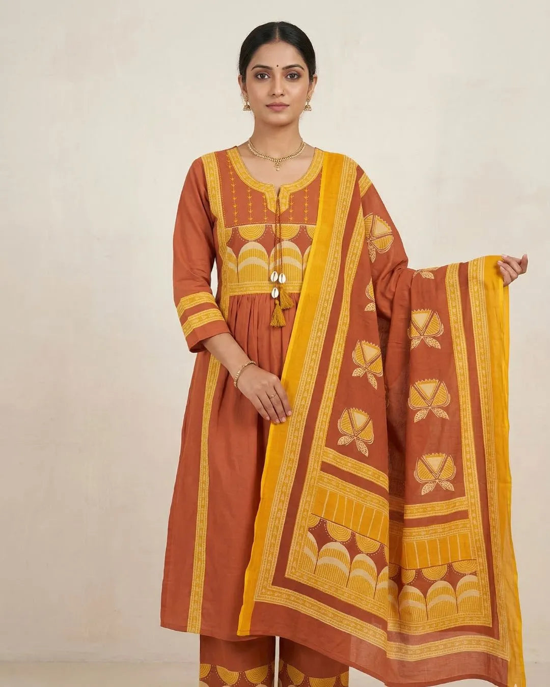 Jaipuri Printed Cotton Salwar Suit Set