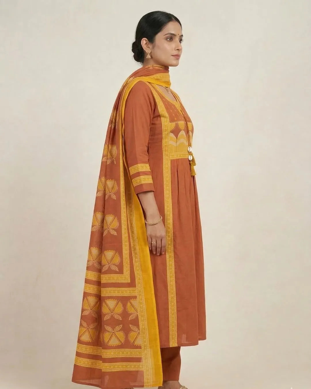 Jaipuri Printed Cotton Salwar Suit Set