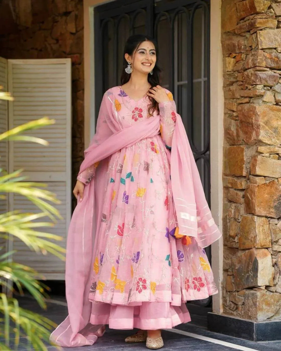 Royal Anarkali Sharara Suit Set