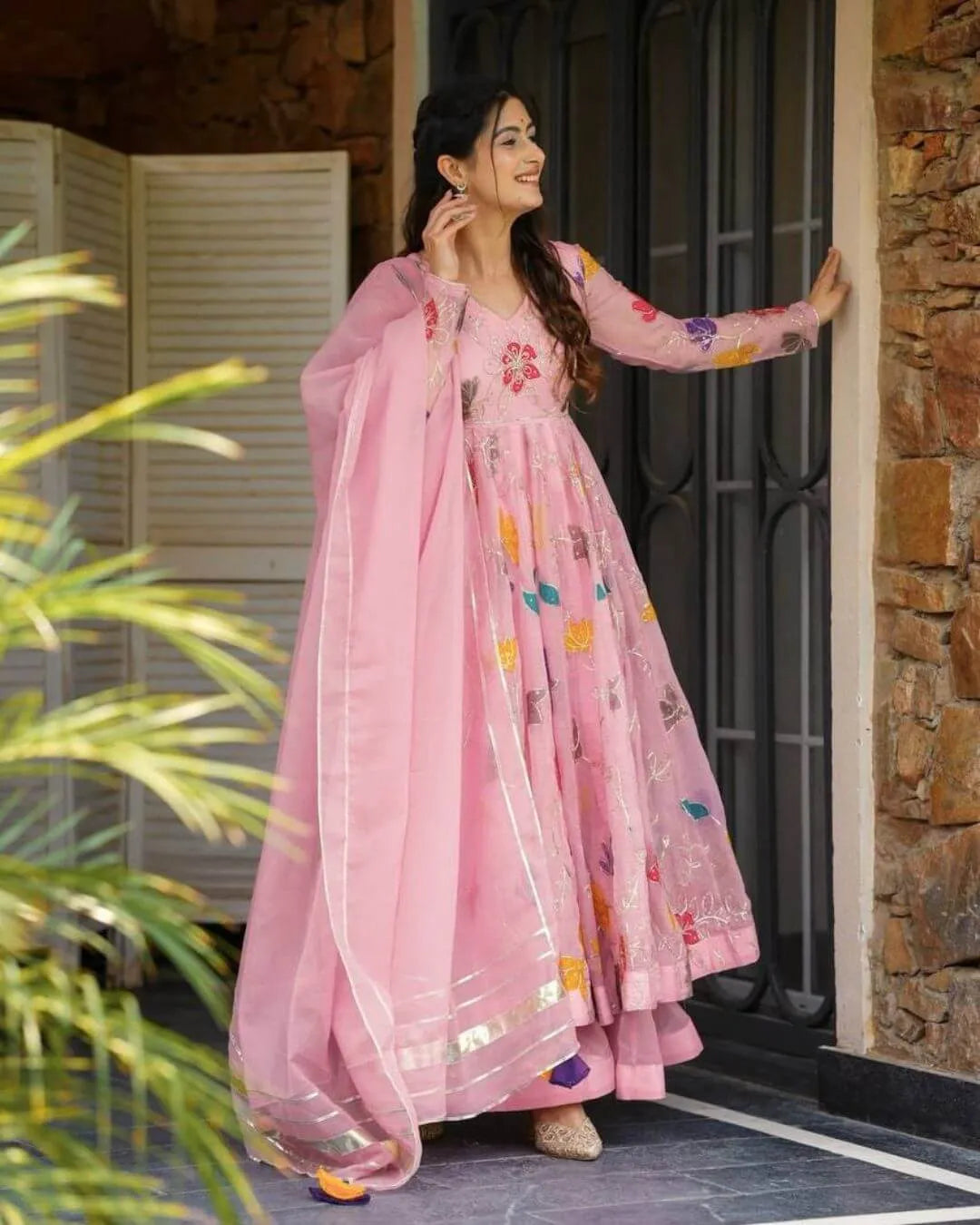 Royal Anarkali Sharara Suit Set