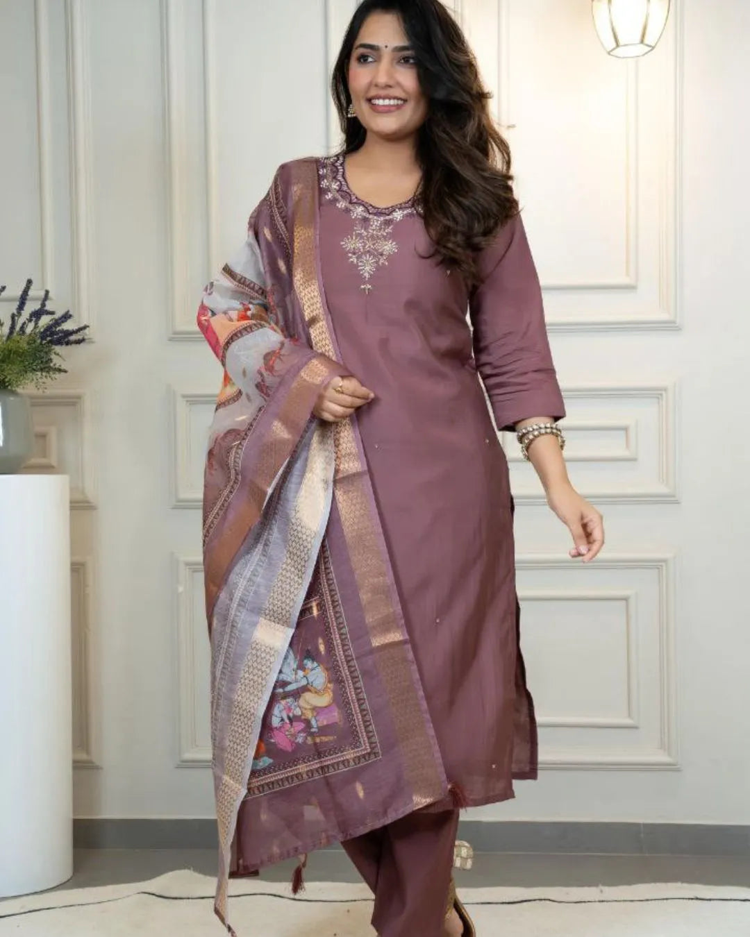 Premium Silk Party Wear Suit Set