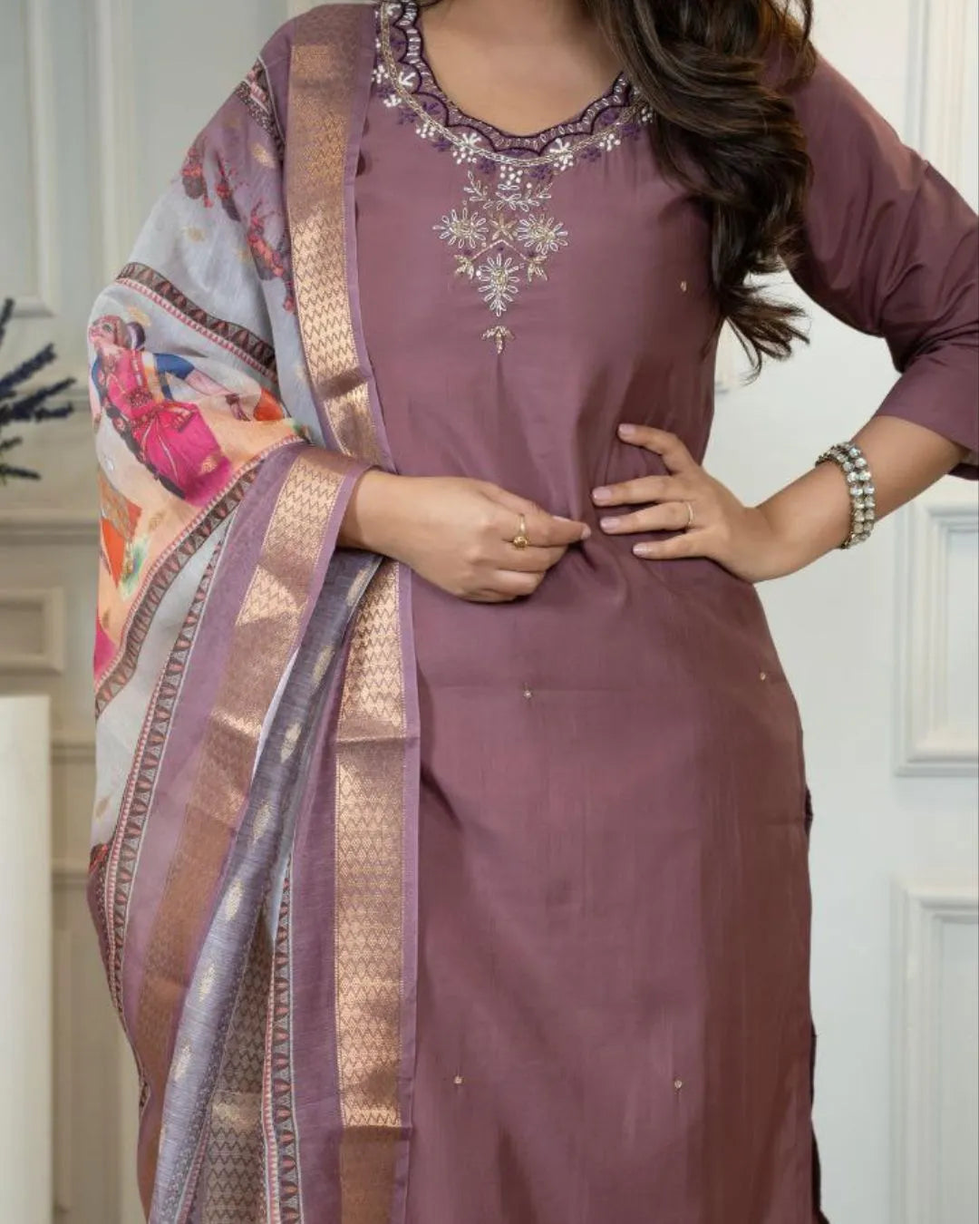 Premium Silk Party Wear Suit Set