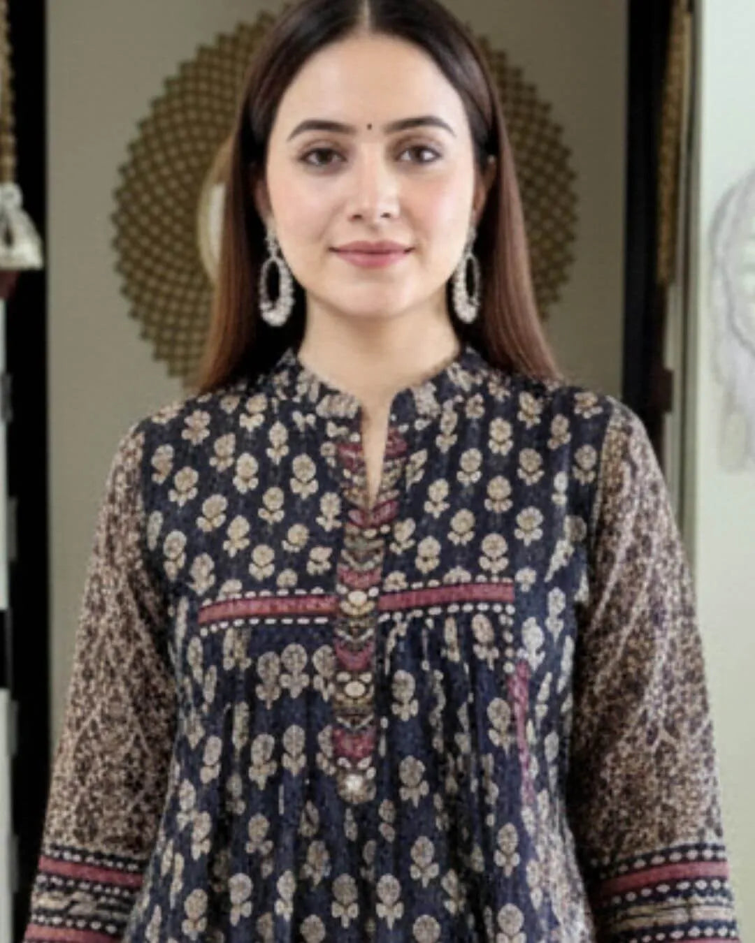 Printed Cotton Salwar Suit Set